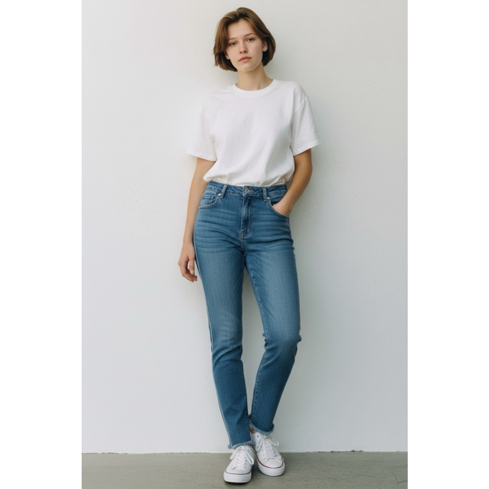 Women's BIANCO Blue Skinny Jeans Size 26